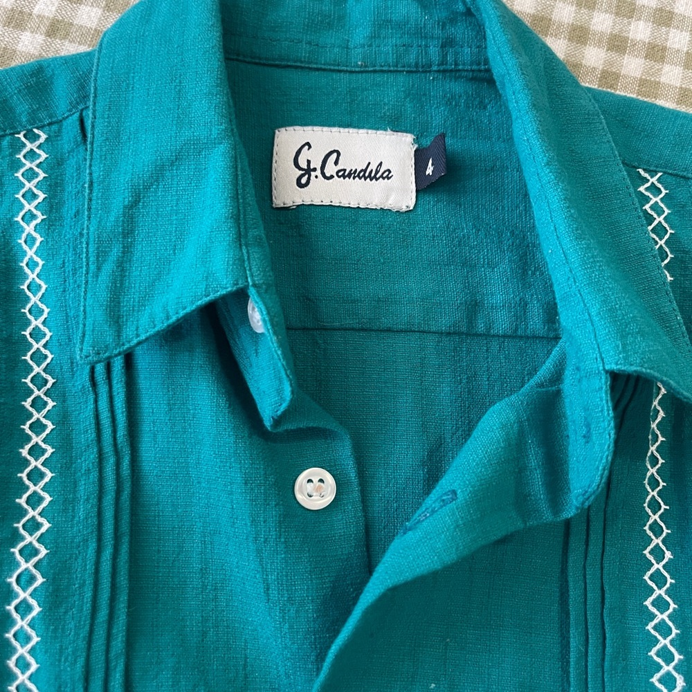 Handmade Guayabera Size 4T - Picture 2 of 3